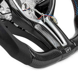 BMW M Performance Style Carbon Fiber Steering Wheel w/ LED - Vicrez
