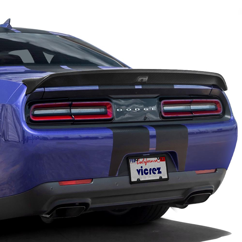 2008-2023 Dodge Challenger Hellcat Redeye Style Rear Spoiler - Vicrez Carbon Fiber