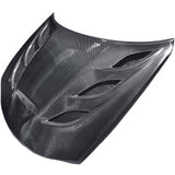 2015-2023 Dodge Charger V3R Style Hood w/ Vent Scoop - Vicrez Carbon Fiber
