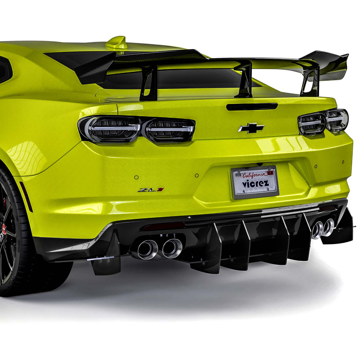 2016-2024 Chevrolet Camaro Centa VR2 Style Rear Diffuser - Vicrez