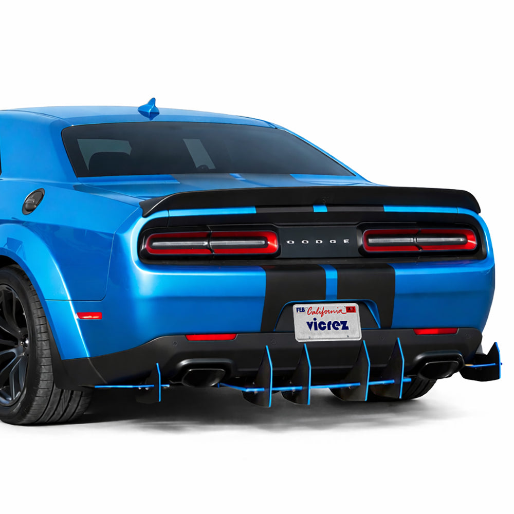 2008-2023 Dodge Challenger Centa VR2 Style Rear Diffuser - Vicrez