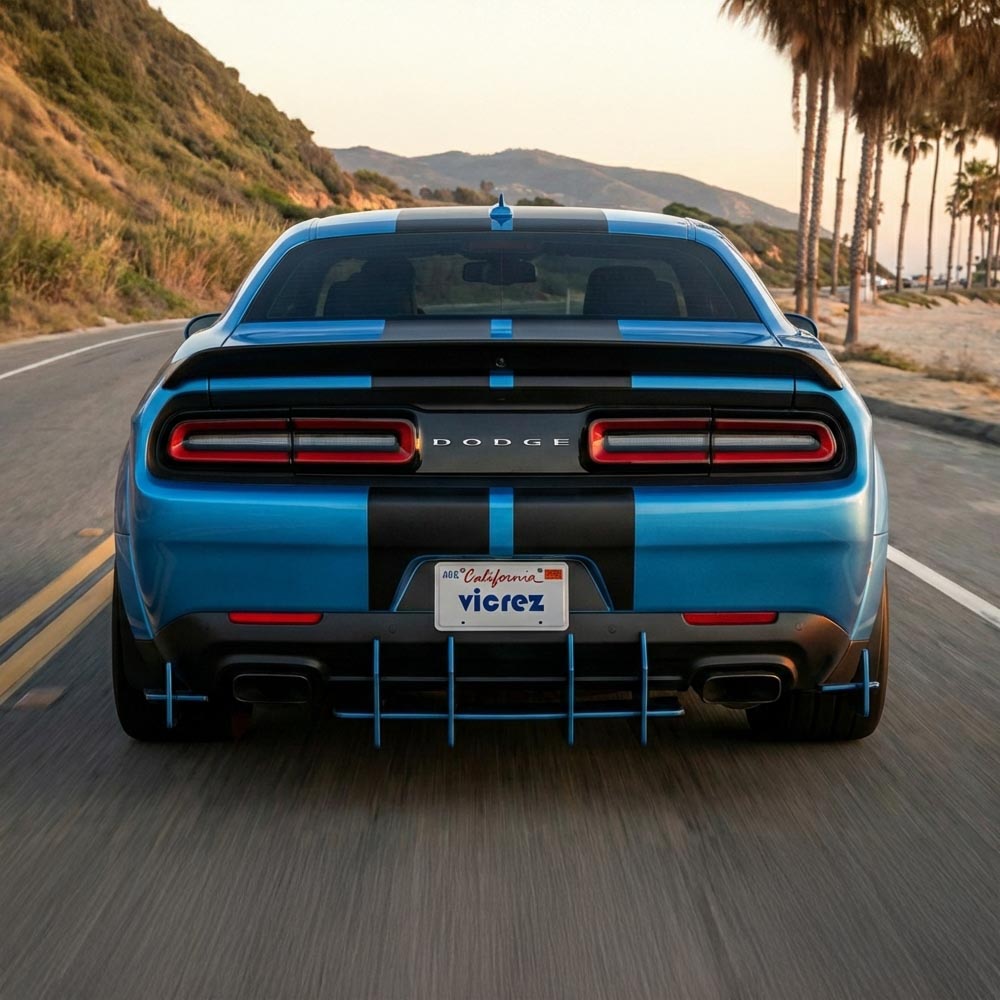 2008-2023 Dodge Challenger Centa VR2 Style Rear Diffuser - Vicrez