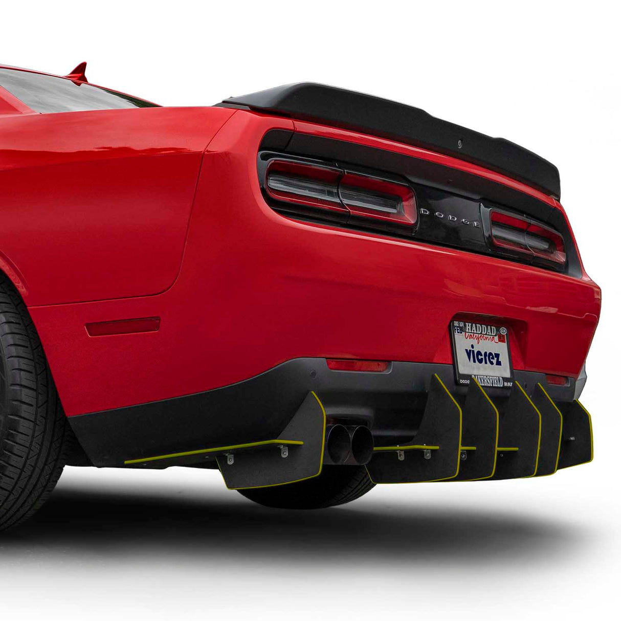 2008-2023 Dodge Challenger Centa VR2 Style Rear Diffuser - Vicrez