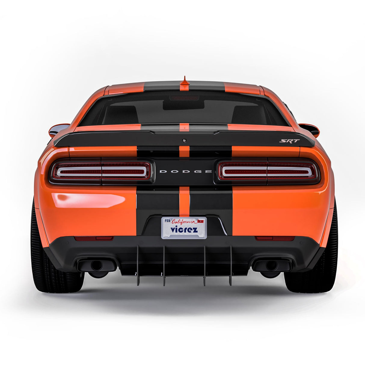 2008-2023 Dodge Challenger Centa VR2 Style Rear Diffuser - Vicrez