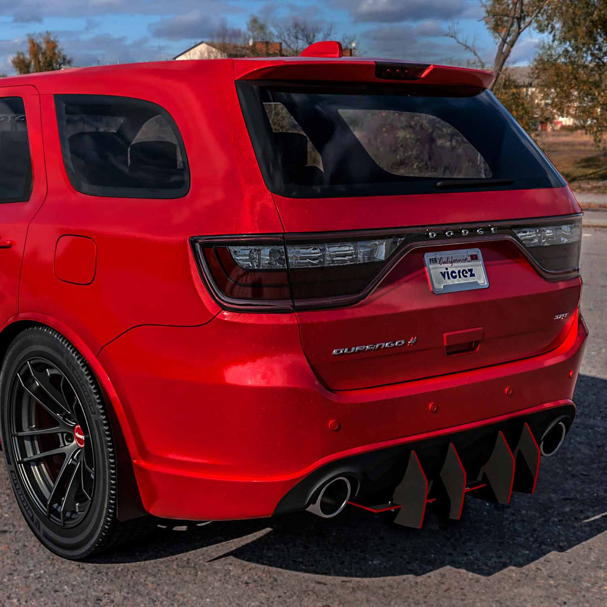 2014-2026 Dodge Durango Centa VR2 Style Rear Diffuser - Vicrez
