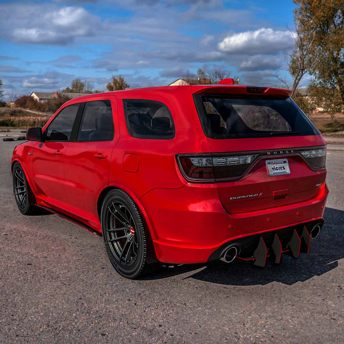 2014-2026 Dodge Durango Centa VR2 Style Rear Diffuser - Vicrez