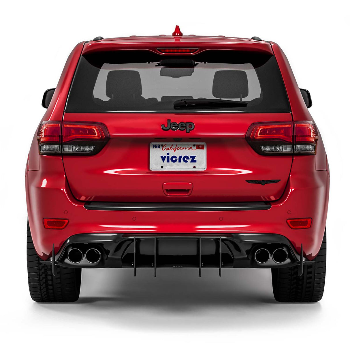 2017-2026 Jeep Grand Cherokee Centa VR2 Style Rear Diffuser - Vicrez