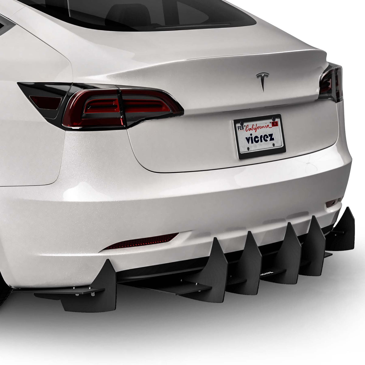 2017-2026 Tesla Model 3 Centa VR2 Style Rear Diffuser - Vicrez