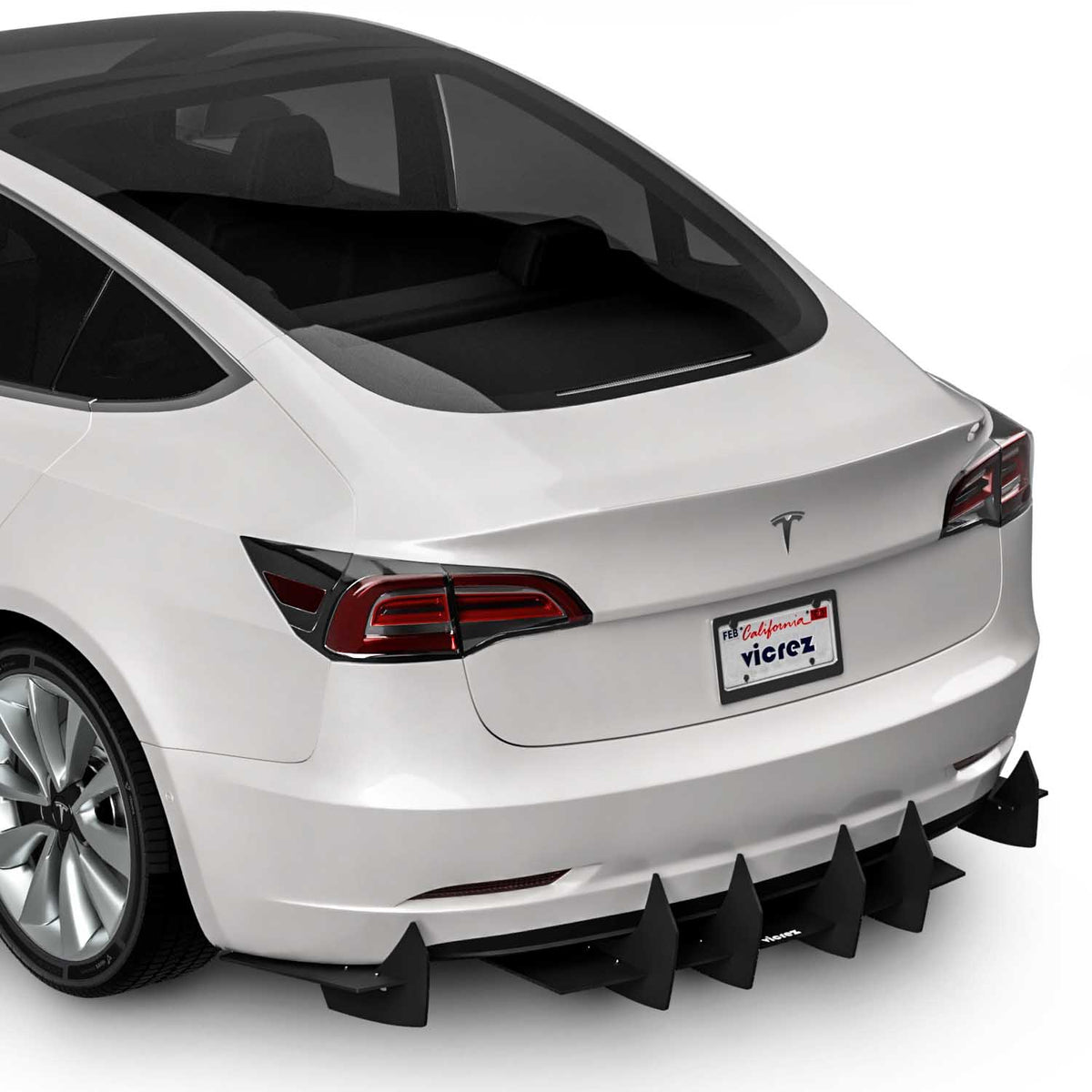 2017-2026 Tesla Model 3 Centa VR2 Style Rear Diffuser - Vicrez