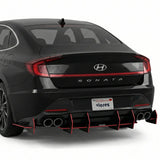 2017-2026 Hyundai Sonata Centa VR2 Style Rear Diffuser - Vicrez