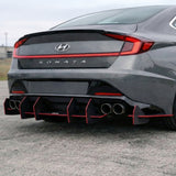 2017-2026 Hyundai Sonata Centa VR2 Style Rear Diffuser - Vicrez