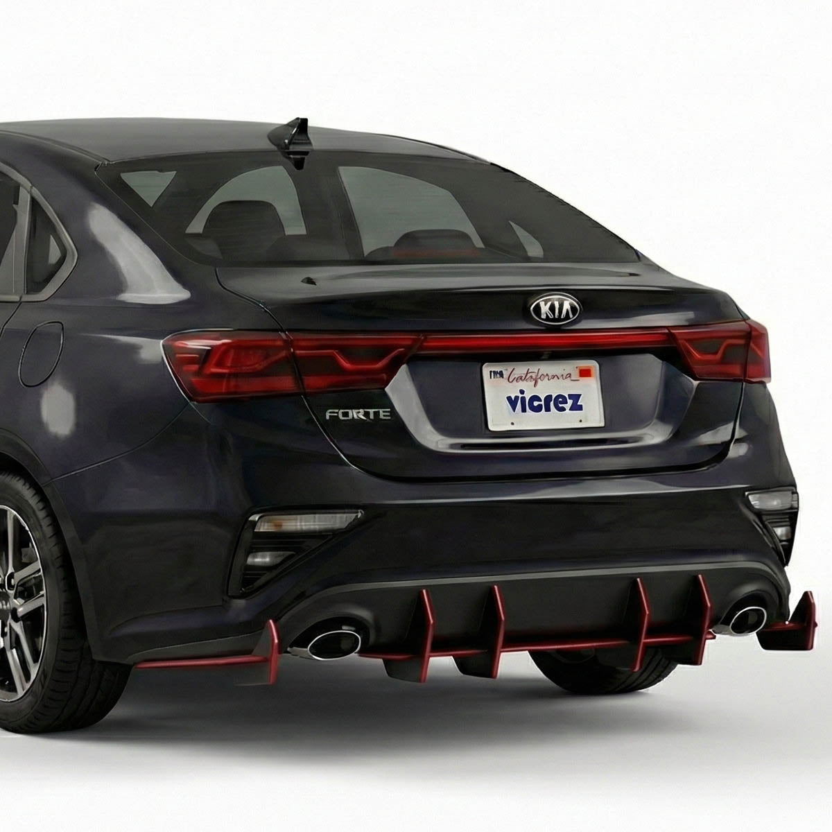 2019-2024 Kia Forte Centa VR2 Style Rear Diffuser - Vicrez