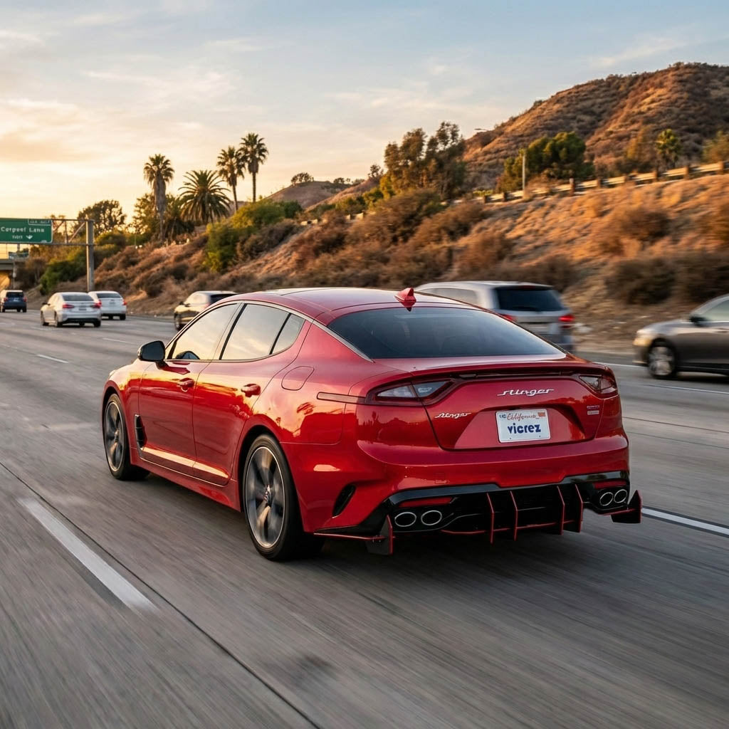 2020-2024 Kia Stinger Centa VR2 Style Rear Diffuser - Vicrez