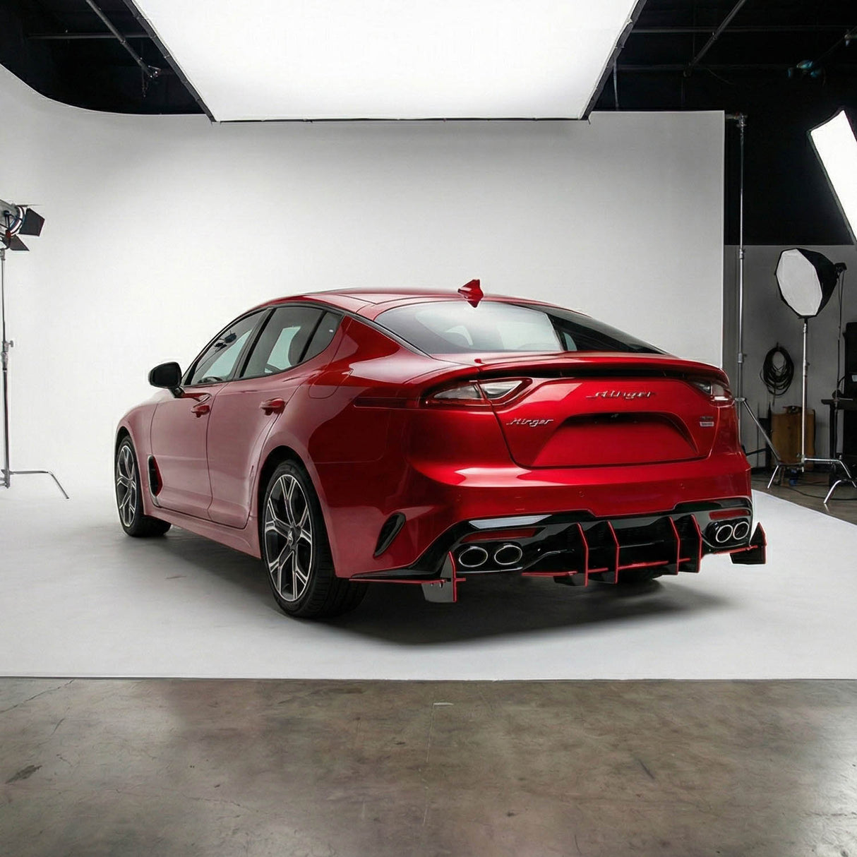 2020-2024 Kia Stinger Centa VR2 Style Rear Diffuser - Vicrez