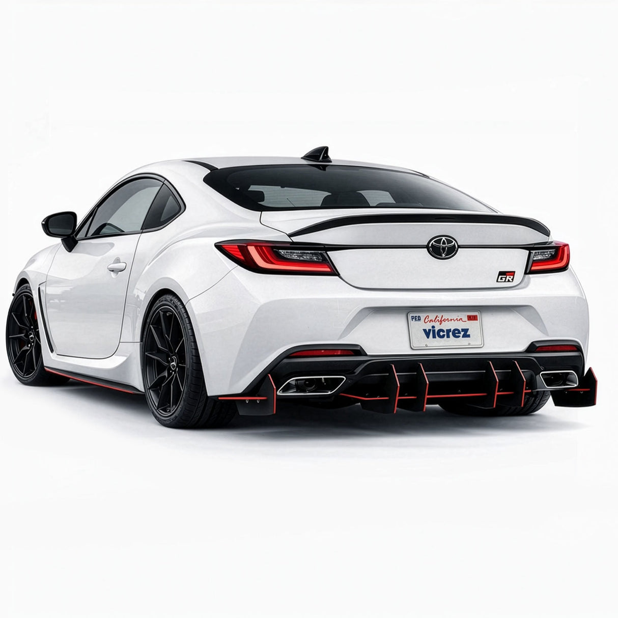 2017-2026 Toyota GR86 Centa VR2 Style Rear Diffuser - Vicrez