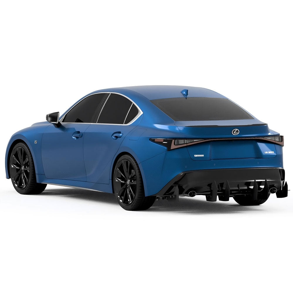 2017-2026 Lexus IS Centa VR2 Style Rear Diffuser - Vicrez
