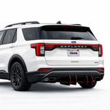 2017-2026 Ford Explorer Centa VR4 Style Rear Diffuser - Vicrez