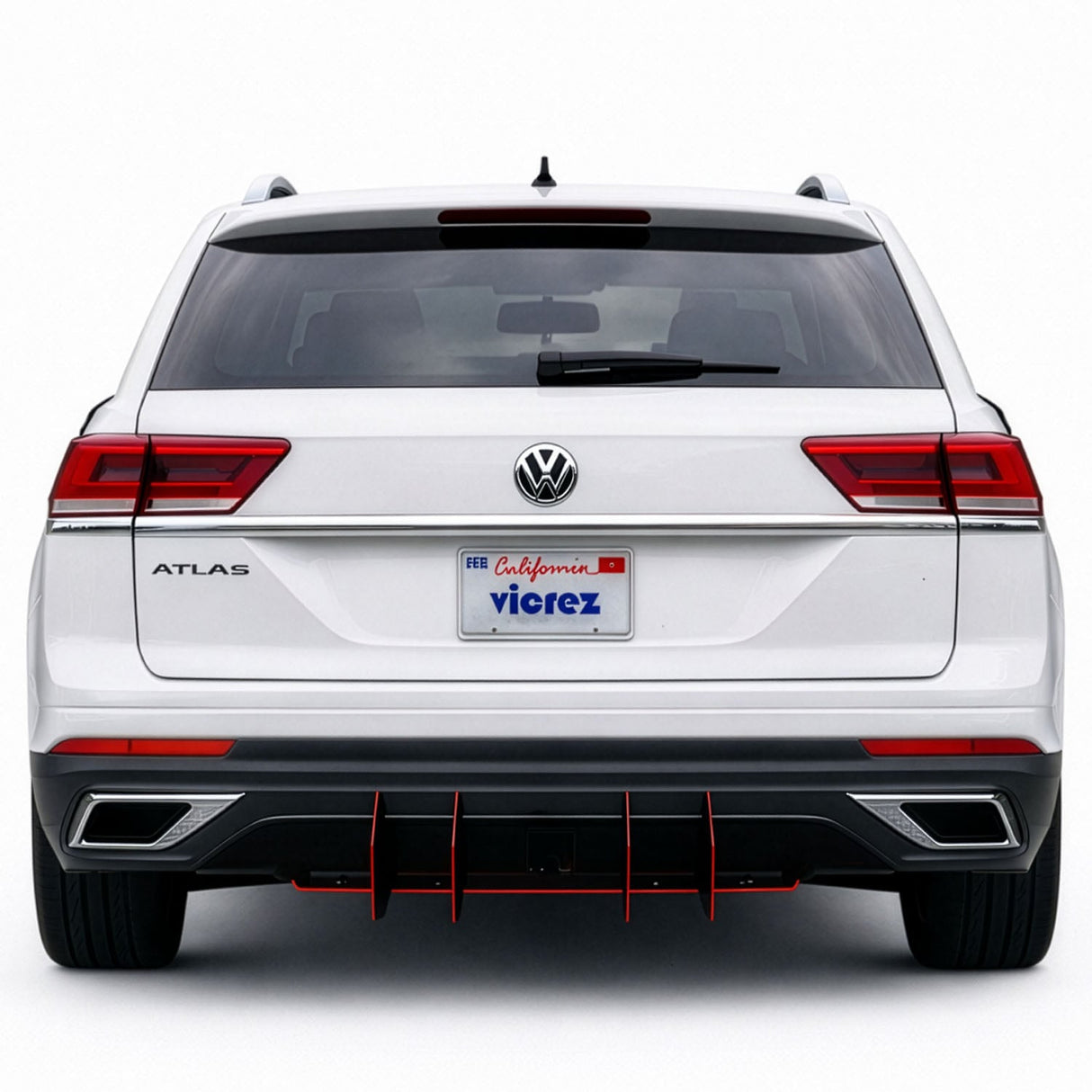 2020-2026 Volkswagen Atlas Centa VR4 Style Rear Diffuser - Vicrez