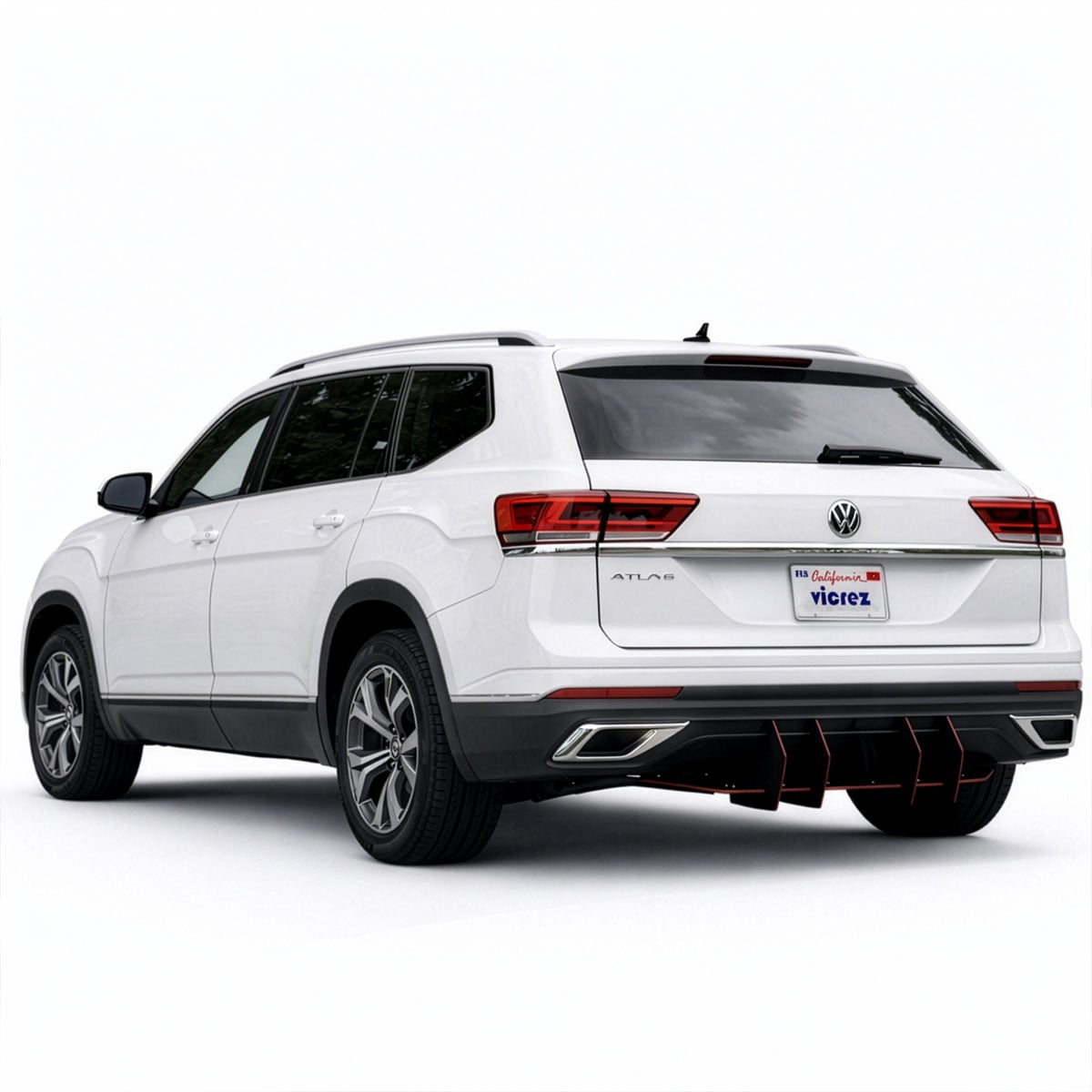 2020-2026 Volkswagen Atlas Centa VR4 Style Rear Diffuser - Vicrez