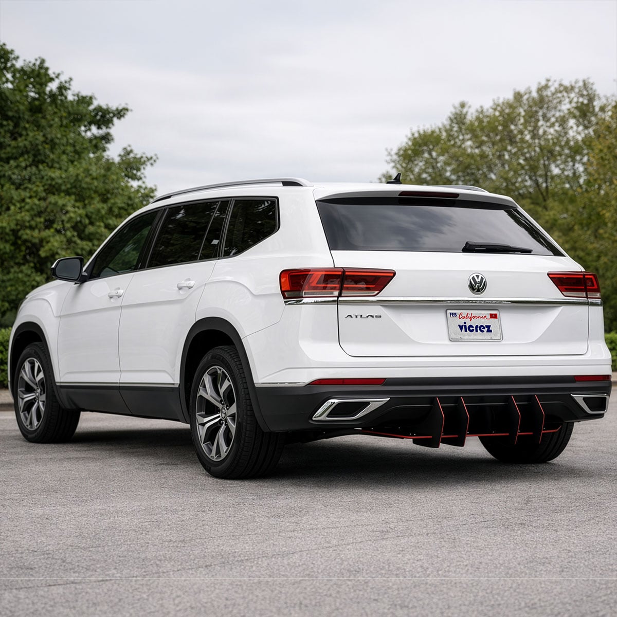 2020-2026 Volkswagen Atlas Centa VR4 Style Rear Diffuser - Vicrez