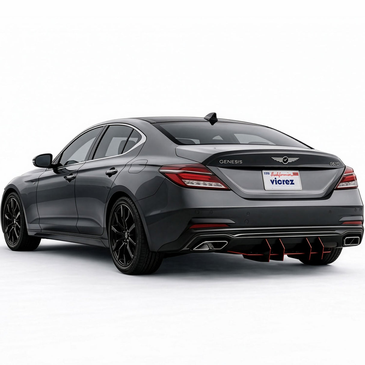 2022-2026 Genesis G70 Centa VR4 Style Rear Diffuser - Vicrez