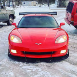 2005-2013 Chevrolet Corvette C6 VZ Style Front Bumper Splitter - Vicrez