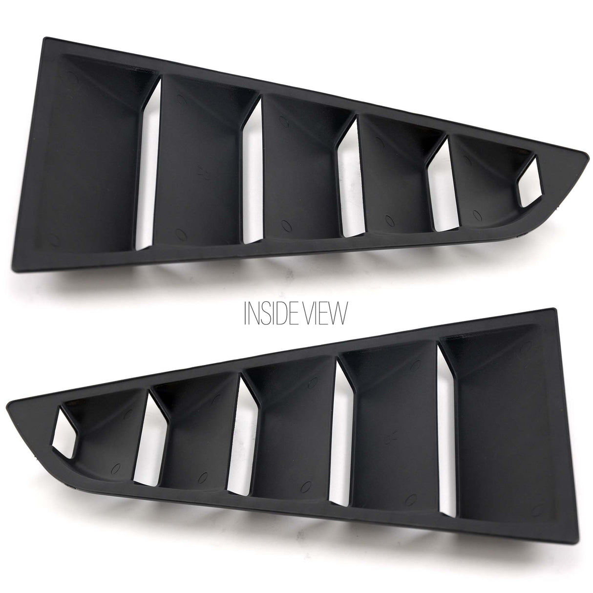 2014-2019 Chevrolet Corvette C7 LV Style Quarter Window Louvers - Vicrez