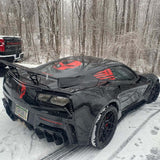 2014-2019 Chevrolet Corvette C7 VZ3 Style Rear Diffuser - Vicrez