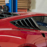 2014-2019 Chevrolet Corvette C7 LV Style Quarter Window Louvers - Vicrez