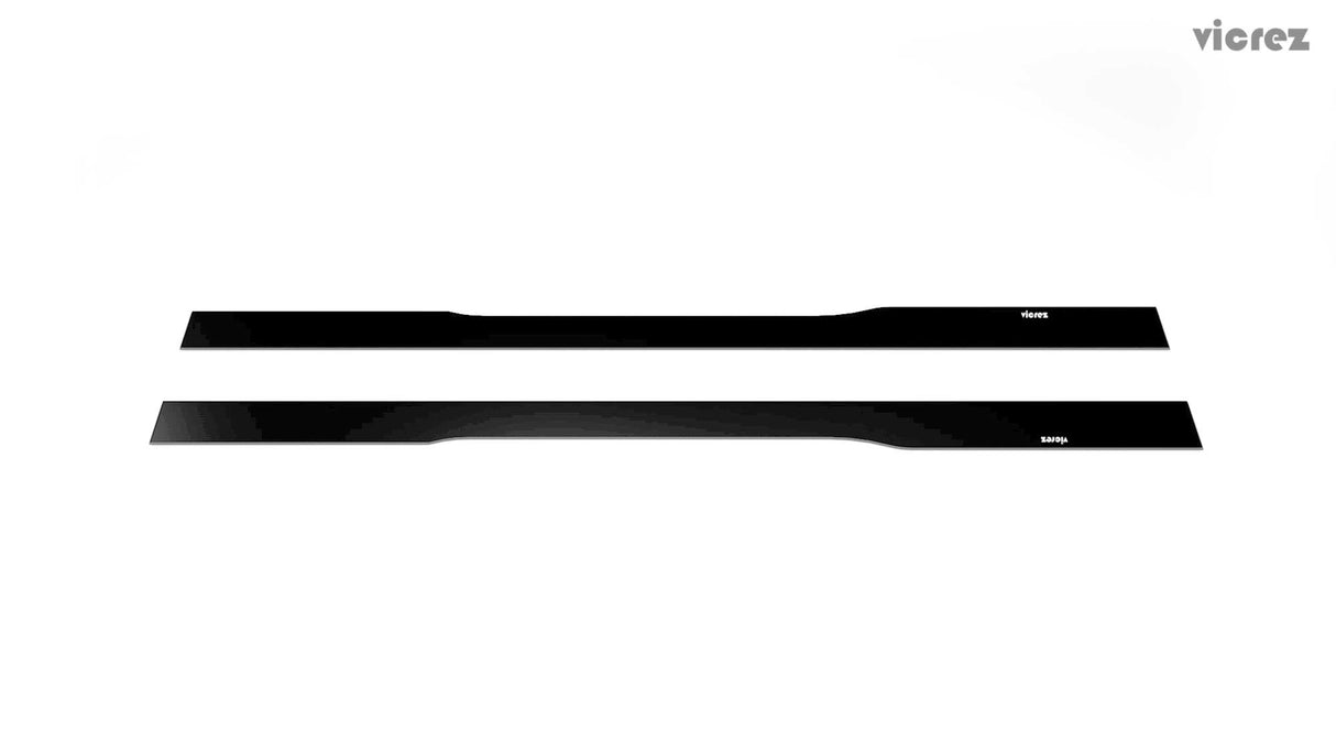 2014-2019 Chevrolet Corvette C7 VZ Style Side Skirt Splitters - Vicrez