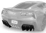 2014-2019 Chevrolet Corvette C7 VZ3 Style Rear Diffuser - Vicrez