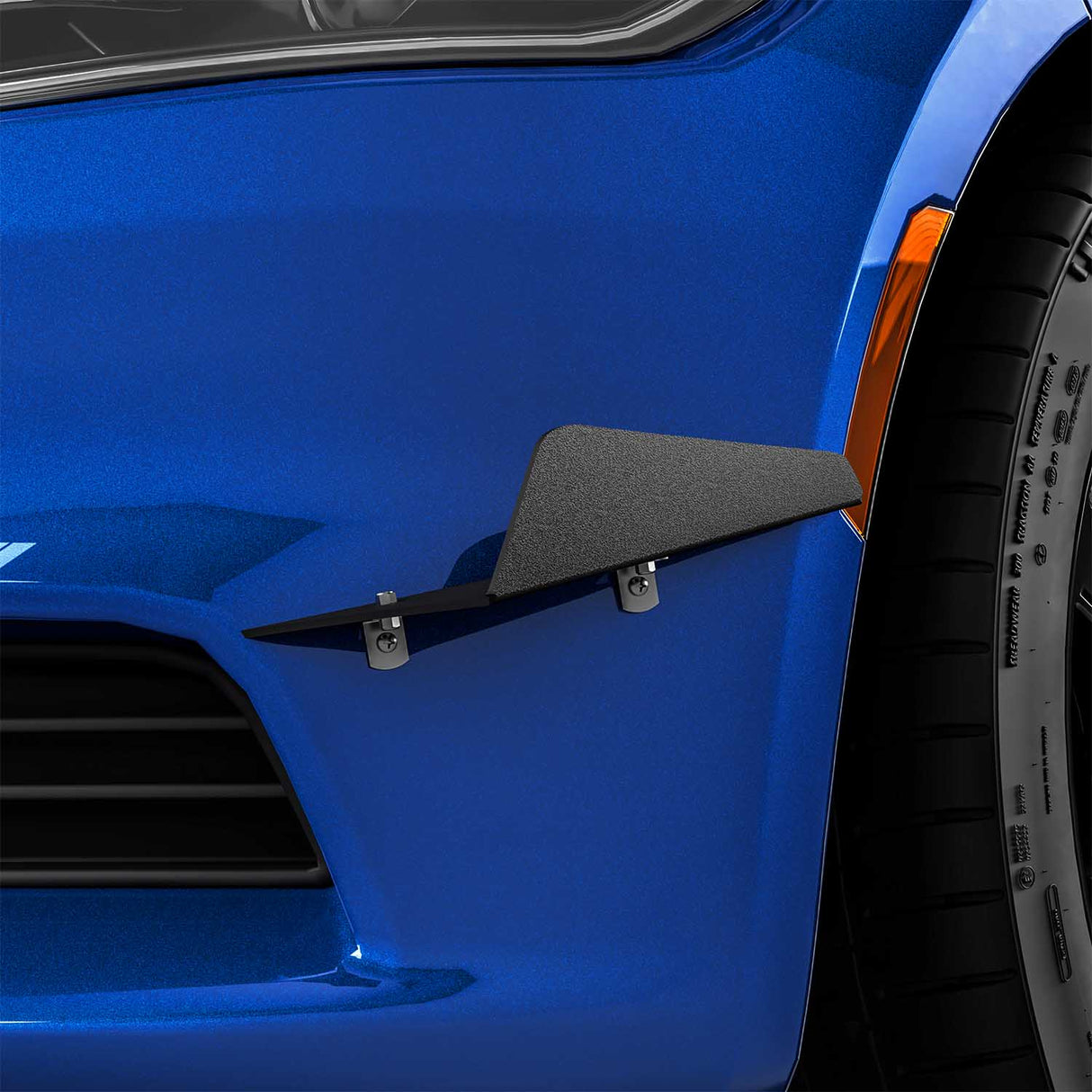 2015-2023 Dodge Charger CR2 Style Front Bumper Canards - Vicrez