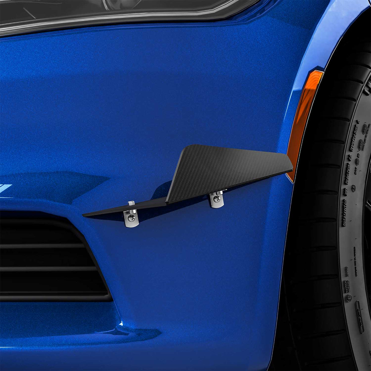 2015-2023 Dodge Charger CR2 Style Front Bumper Canards - Vicrez