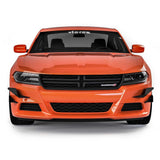 2015-2023 Dodge Charger SXT CR3 + CR2 Style Front Bumper Canards - Vicrez