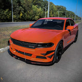 2015-2023 Dodge Charger SXT CR3 + CR2 Style Front Bumper Canards - Vicrez