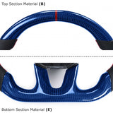 2015-2020 Jeep Grand Cherokee Carbon Fiber Steering Wheel+LED Dash - Vicrez