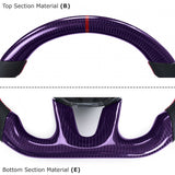 2015-2020 Jeep Grand Cherokee Carbon Fiber Steering Wheel+LED Dash - Vicrez