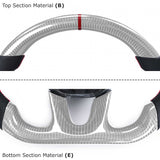 2015-2020 Jeep Grand Cherokee Carbon Fiber Steering Wheel+LED Dash - Vicrez