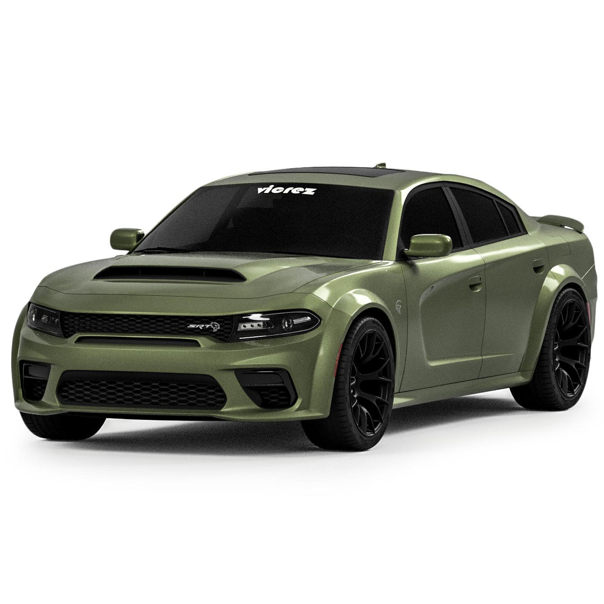 2015-2023 Dodge Charger Demon Style Hood w/ Vent Scoop - Vicrez