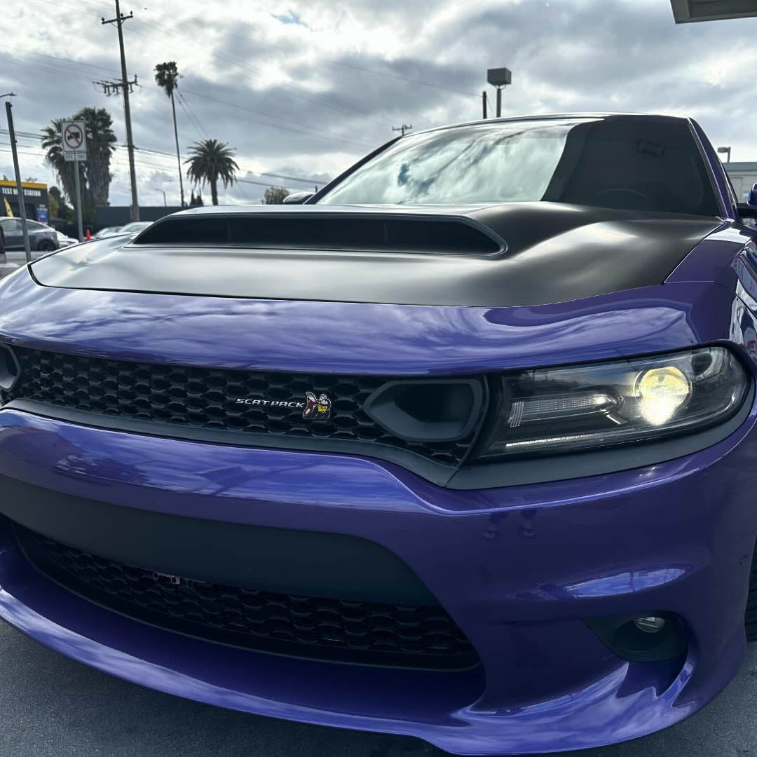 2015-2023 Dodge Charger Demon Style Hood w/ Vent Scoop - Vicrez