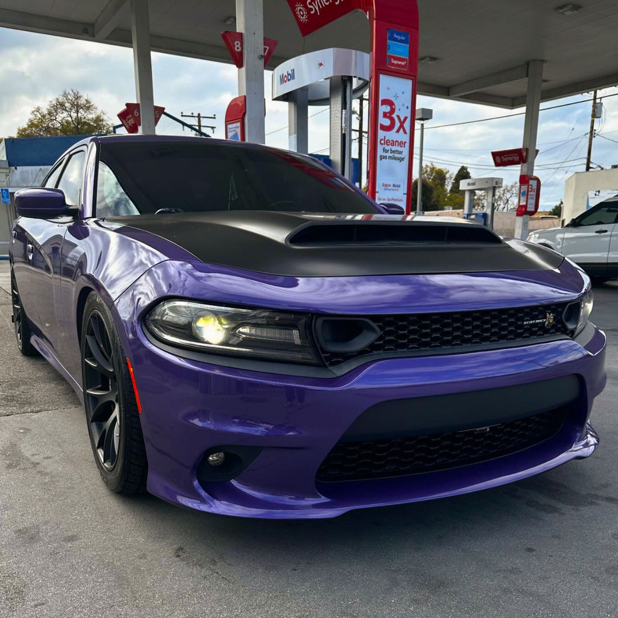 2015-2023 Dodge Charger Demon Style Hood w/ Vent Scoop - Vicrez