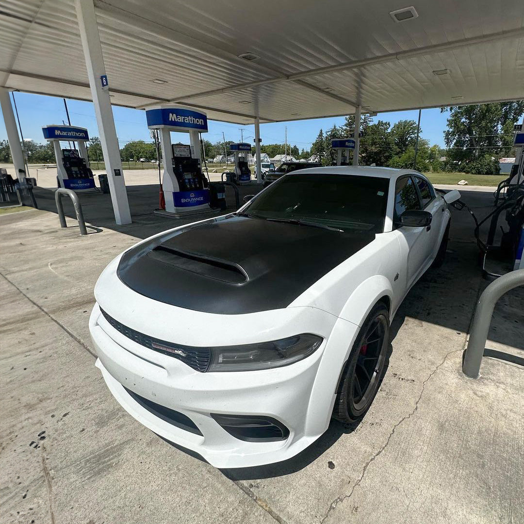 2015-2023 Dodge Charger Demon Style Hood w/ Vent Scoop - Vicrez