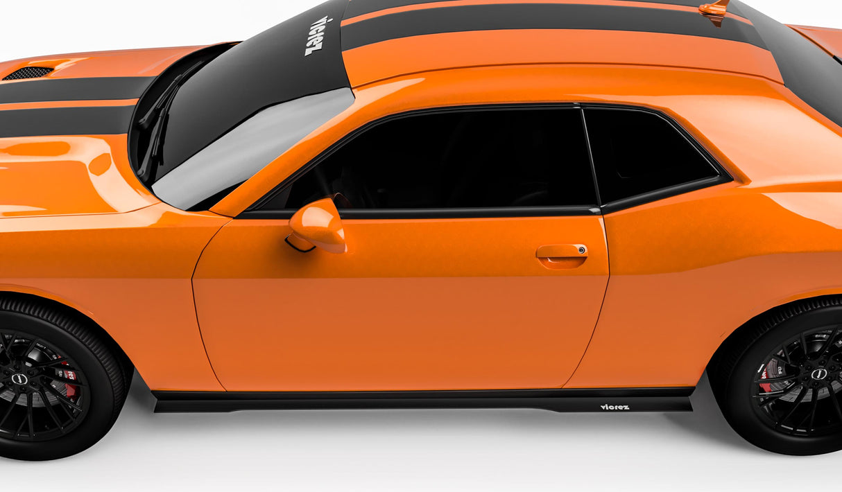 2015-2023 Dodge Challenger VZ Style Side Skirt Splitters - Vicrez