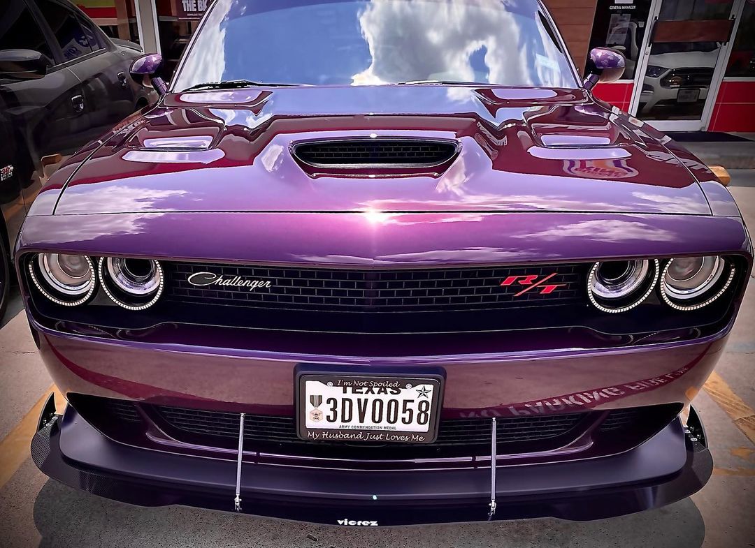 2015-2023 Dodge Challenger VZ Style Front Bumper Splitter - Vicrez