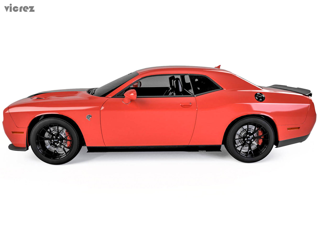 2015-2023 Dodge Challenger VZ Style Side Skirt Splitters - Vicrez