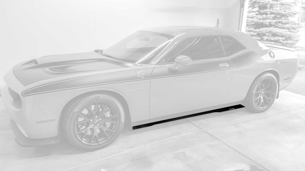 2015-2023 Dodge Challenger VZ Style Side Skirt Splitters - Vicrez