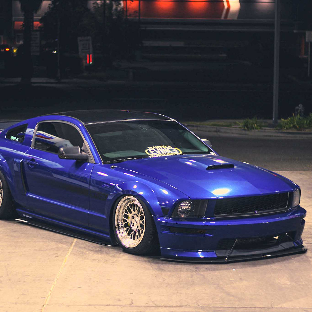 2005-2009 Ford Mustang DR Style Front Bumper Lip Splitter - Vicrez