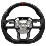 2024-2025 Ford Mustang DTR Style Steering Wheel - Vicrez Carbon Fiber