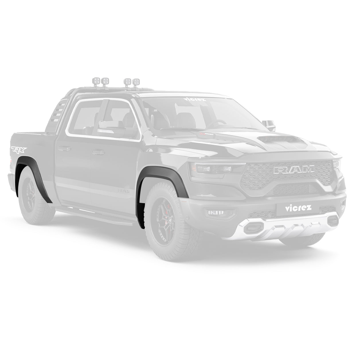 2021-2023 RAM 1500 TRX Style Fender Flares - Vicrez