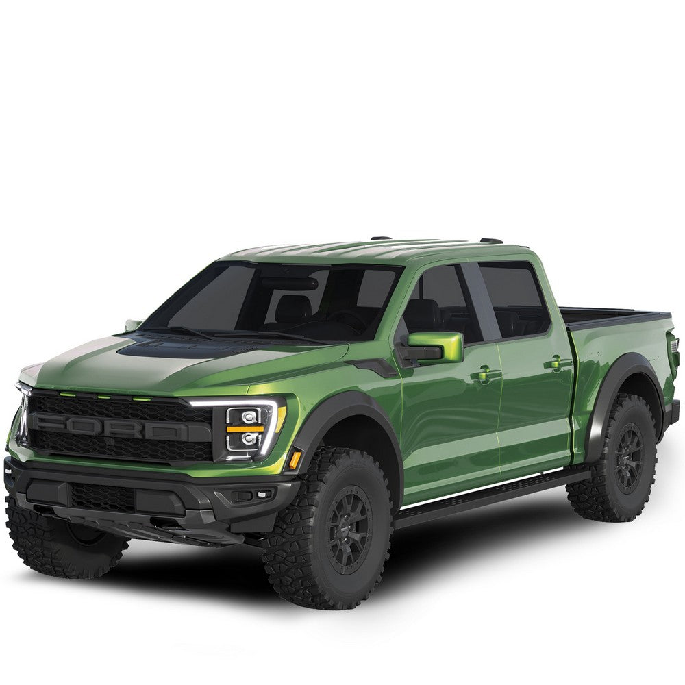 2021-2023 Ford F150 Raptor Style Fender Flares with Light - Vicrez